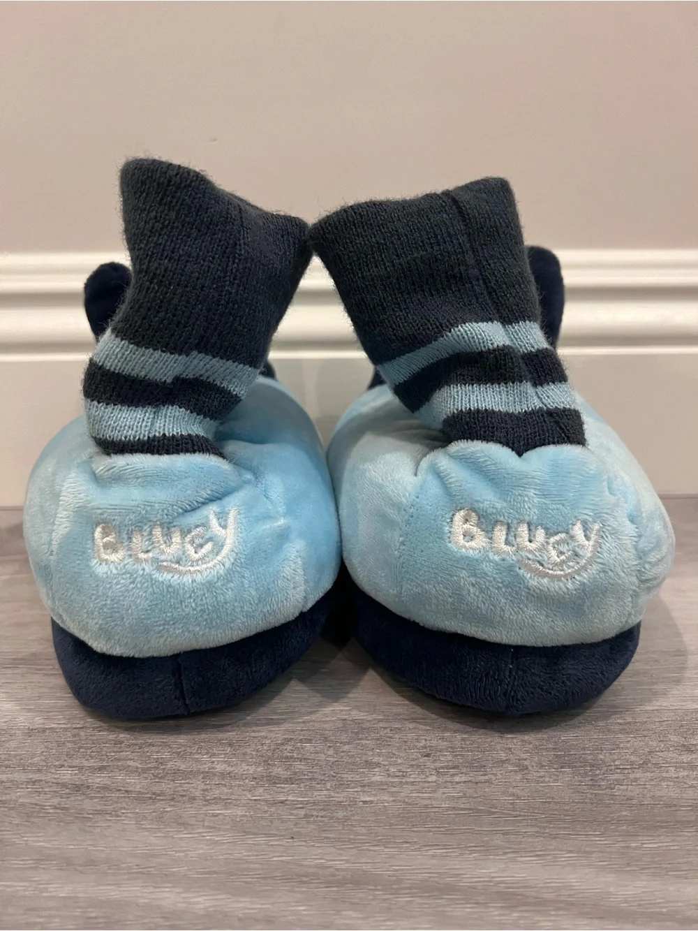 Kids Plush Bluey Slippers